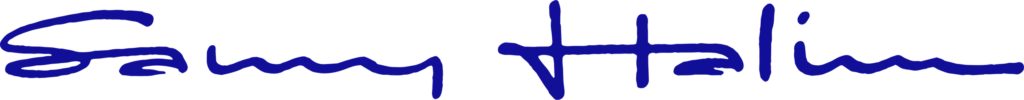Samy Halim Art – handwritten signature logo
